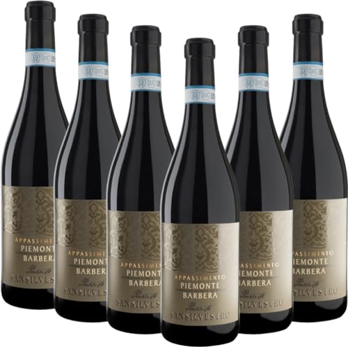 San Silvestro Appassimento Passito Piemonte Barbera DOC Sartirano Rotwein 6 x 0,75l VINELLO - 6 x Weinpaket inkl. kostenlosem VINELLO.weinausgießer San Silvestro Appassimento Passito Piemonte Barbera DOC Sartirano Rotwein 6 x 0,75l VINELLO - 6 x Weinpaket inkl. kostenlosem VINELLO.weinausgießer von Sartirano Figli