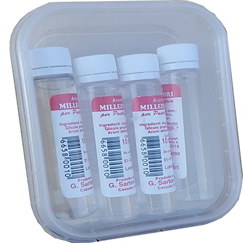 Millefiori Fläschchen 4 x 10 ml - Karton 24 Stück 4x10ml Millefiori Fläschchen 4 x 10 ml - Karton 24 Stück 4x10ml von Sartori