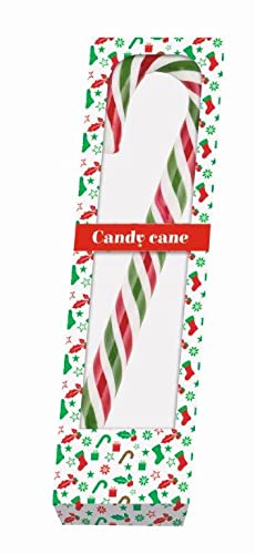 Kerststok hamlet candy cane 100gr rood/wit/groen von Sarunds