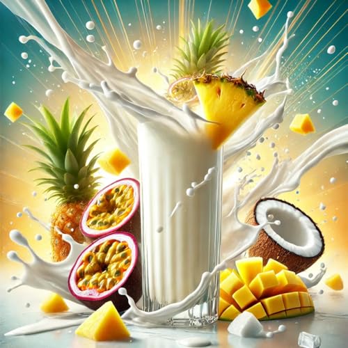 Buttermilch Ananas Maracuja Kokosnuss Aroma Konzentrat - Vegan - Sasami - 10ml Buttermilch Ananas Maracuja Kokosnuss Aroma Konzentrat - Vegan - Sasami - 10ml von Sasami