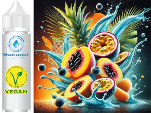 Curacao Sunset Fusion - Pfirsich, Maracuja, Curacao Aroma Konzentrat - Vegan - Sasami - 10ml Curacao Sunset Fusion - Pfirsich, Maracuja, Curacao Aroma Konzentrat - Vegan - Sasami - 10ml von Sasami
