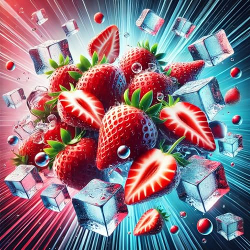 Erdbeere - Strawberry Ice Aroma Konzentrat - Vegan - Sasami - 10ml von Sasami