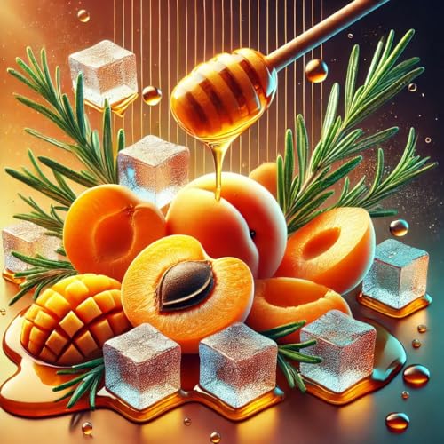 Frozen Amber Garden - Honig Rosmarin Aprikose Ice Aroma Konzentrat - Vegan - Sasami - 10ml Frozen Amber Garden - Honig Rosmarin Aprikose Ice Aroma Konzentrat - Vegan - Sasami - 10ml von Sasami
