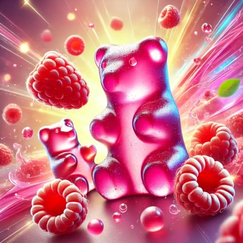 Gummibärchen Himbeere Aroma Konzentrat - Vegan - Sasami - 10ml von Sasami