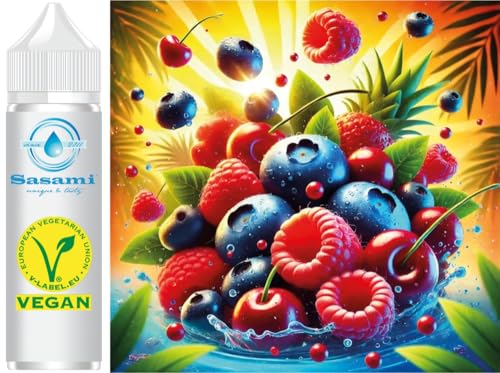 Heidelbeere Himbeere Acerola Aroma Konzentrat - Vegan - Sasami - 100ml Heidelbeere Himbeere Acerola Aroma Konzentrat - Vegan - Sasami - 100ml von Sasami