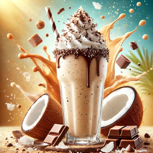 Milchshake Kokosnuss-Schokolade Aroma Konzentrat - Vegan - Sasami - 10ml Milchshake Kokosnuss-Schokolade Aroma Konzentrat - Vegan - Sasami - 10ml von Sasami