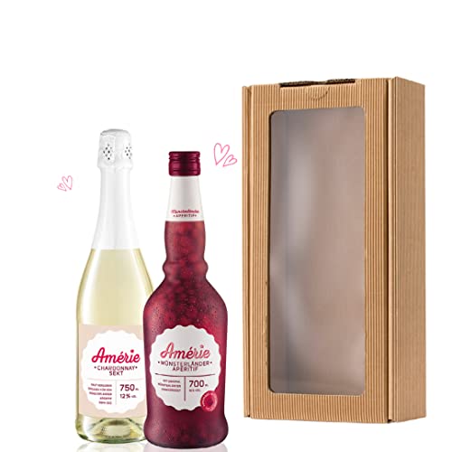 Amerie Aperitif Box Ameriè 0,7l und Chardonnay 0,75l von Sasse