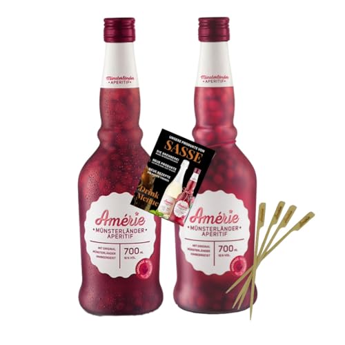 Amerie Münsterländer Aperitif Doppelpackje 0,7 l Flasche. Alkoholgehalt: 16% vol. Amerie Münsterländer Aperitif Doppelpackje 0,7 l Flasche. Alkoholgehalt: 16% vol. von Sasse