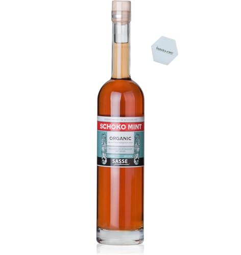 Sasse Bio Schoko-Minz Likör 28% vol. - 700 ml Naturlikörmit Schokolade und Minze von Sasse