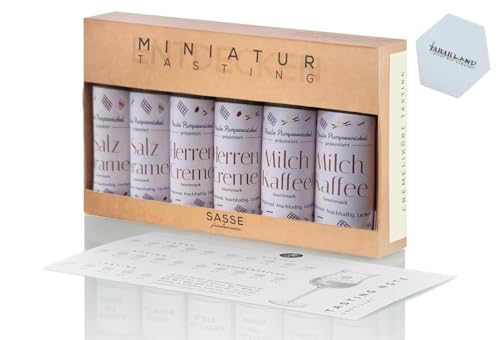 Sasse Cremeliköre-Tasting Set "Paula Pumpernickel" – 6x Premium Spirituosen Probier-Set aus Münsterland – Edle Likör-Auswahl im Geschenkset – Tasting & Geschenkidee Sasse Cremeliköre-Tasting Set "Paula Pumpernickel" – 6x Premium Spirituosen Probier-Set aus Münsterland – Edle Likör-Auswahl im Geschenkset – Tasting & Geschenkidee von Sasse
