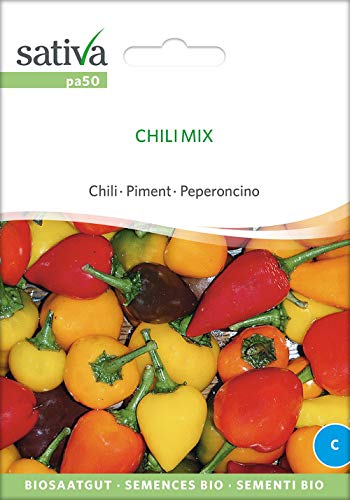 Sativa Rheinau pa50 Chili Chili Mix (Bio-Chilisamen) von Sativa Rheinau