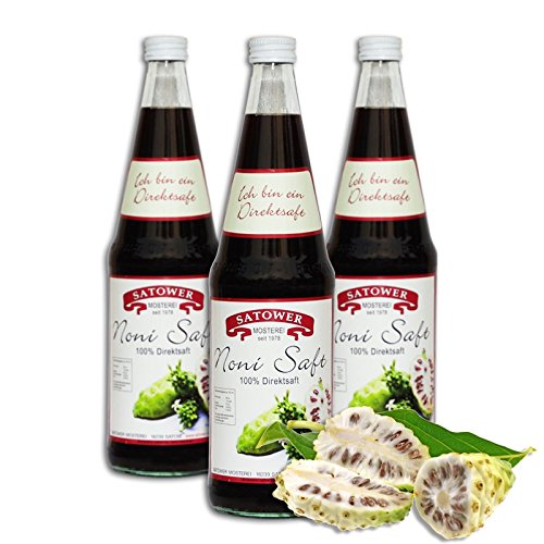 12 x 0,7l Noni Saft (100% Direktsaft) - Original Satower von Satower Mosterei