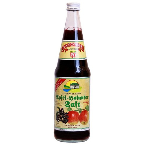 Original Satower - 100% Apfel-Holundersaft - Direktsaft 0,7l von Satower Mosterei
