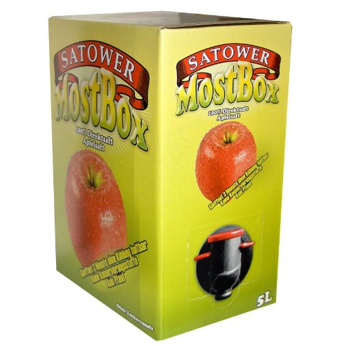 Original Satower - 5 Liter 100% Klarer Apfelsaft - Direktsaft von Satower Mosterei
