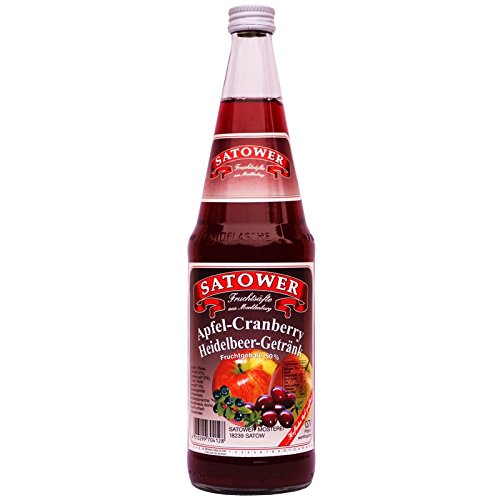 Original Satower - Apfel-Cranberry-Heidelbeer-Getränk 0,7L von Satower Mosterei