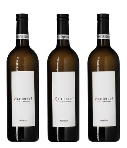 3x 0,75l - 2022er - Sattlerhof - Gamlitzer Morillon - Südsteiermark - Österreich - Weißwein trocken von Sattlerhof