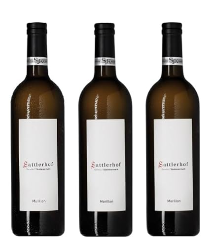 3x 0,75l - 2022er - Sattlerhof - Gamlitzer Morillon - Südsteiermark - Österreich - Weißwein trocken von Sattlerhof