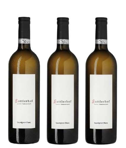 3x 0,75l - 2022er - Sattlerhof - Gamlitzer Sauvignon Blanc - Südsteiermark - Österreich - Weißwein trocken von Sattlerhof