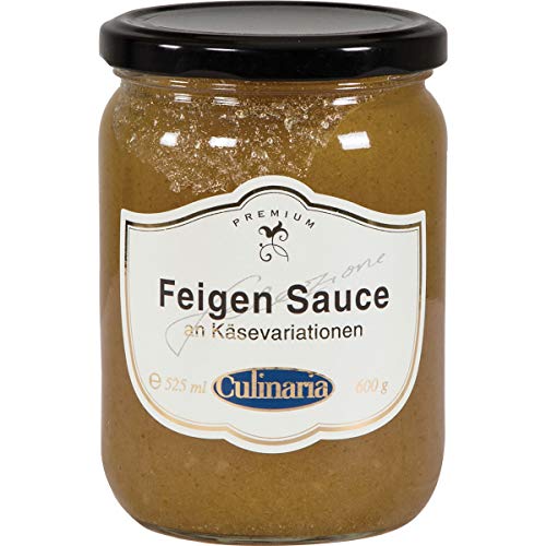 Culinaria Premium Feigen Sauce mild an Käsevariationen 525ml von Sauce