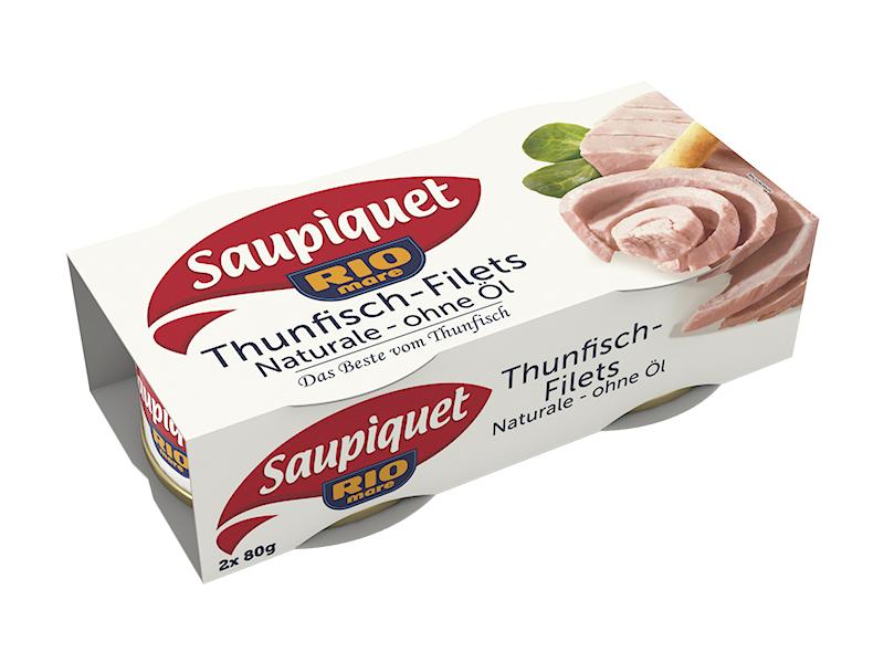 Saupiquet Thunfisch-Filets Naturale ohne Öl von Saupiquet