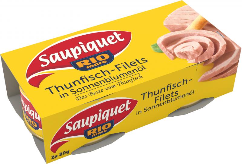 Saupiquet Thunfisch-Filets in Sonnenblumenöl von Saupiquet
