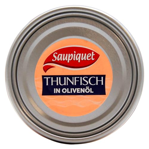Saupiquet Thunfisch in Olivenöl, 24er Pack (24 x 140g) von Saupiquet