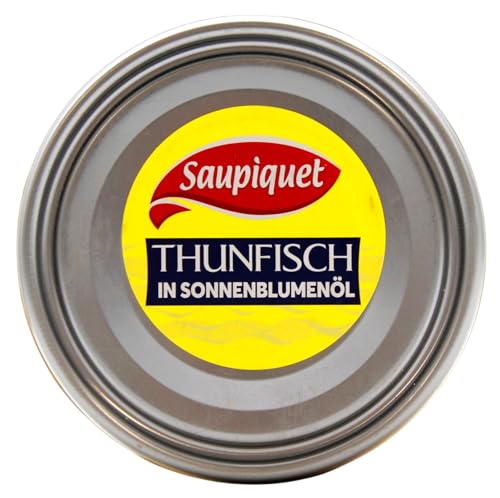 Saupiquet Thunfisch in Sonnenblumenöl, 12er Pack (12 x 140g) von Saupiquet