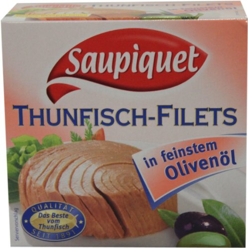 Saupiquet Thunfischfilet in Olivenöl 185g Saupiquet Thunfischfilet in Olivenöl 185g von Saupiquet