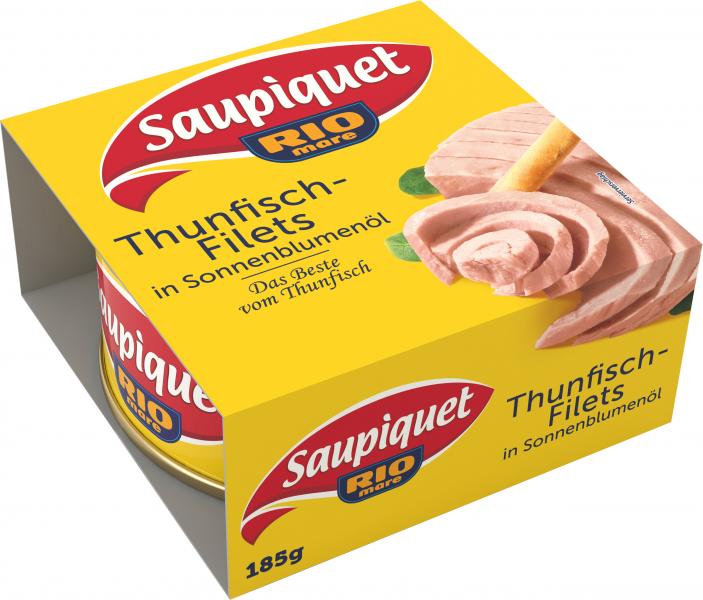Saupiquet Thunfischfilets in Sonnenblumenöl Saupiquet Thunfischfilets in Sonnenblumenöl von Saupiquet