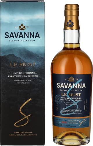 Savanna LE MUST Traditionnel Reunion Island Rum 45% Vol. 0,7l in Geschenkbox von Savanna
