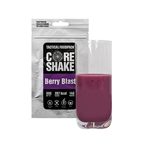 Tactical Foodpack Drink Shake Smoothie Berry Blast 60g - Notfallnahrung 3 Jahre haltbar - Survival Food Prepper Outdoor Notfall Nahrung von Save & Protect Trading