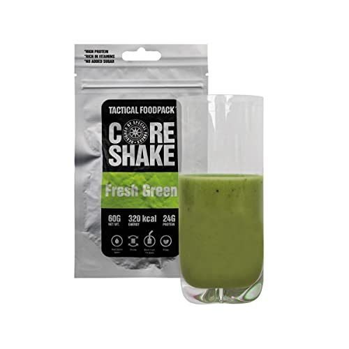 Tactical Foodpack Drink Shake Smoothie Fresh Green 60g - Notfallnahrung 3 Jahre haltbar - Survival Food Prepper Outdoor Notfall Nahrung von Save & Protect Trading