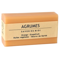 Karitébutter-Seife mit Orange & Grapefruit von Savon du Midi