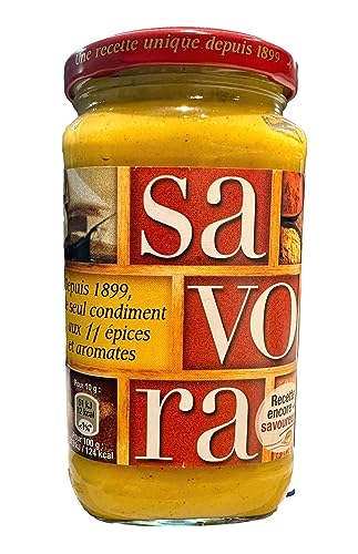 Savora Sauce würze senf Spice aromatische Amora Glas 385 g - Lot 6 von Amora