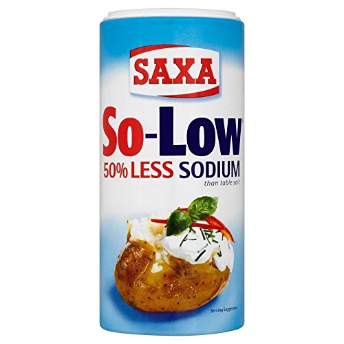 Saxa So-Low Reduzierte Natriumsalz (350g) - Packung mit 2 von Saxa