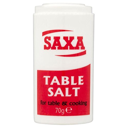Saxa Speisesalz (70 g) - Packung mit 6 von Saxa
