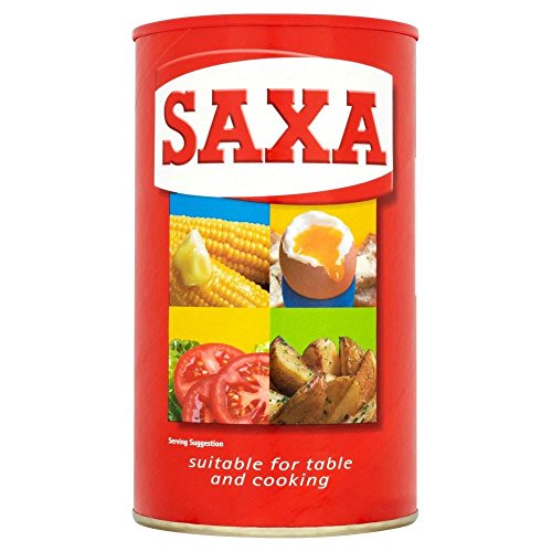 Saxa Speisesalz Drum (750g) - Packung mit 6 von Saxa