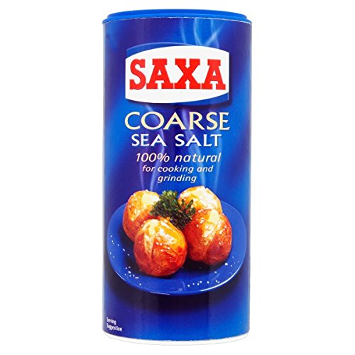 Saxa grobes Meersalz 350g (Packung mit 6 x 350g) von Saxa