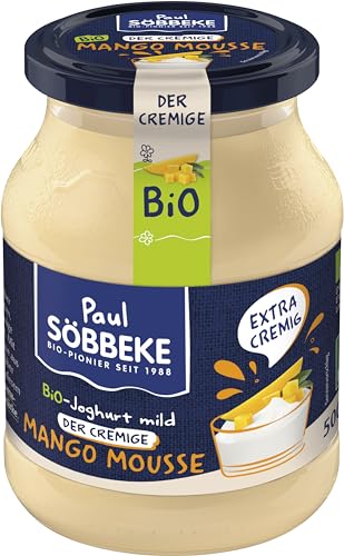 Söbbeke Bio Joghurt mild Mango Mousse (6 x 500 gr) von Söbbeke