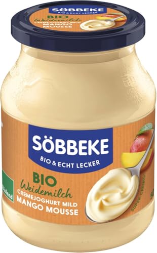 Söbbeke Bio Joghurt mild Mango Mousse (6 x 500 gr) von Söbbeke