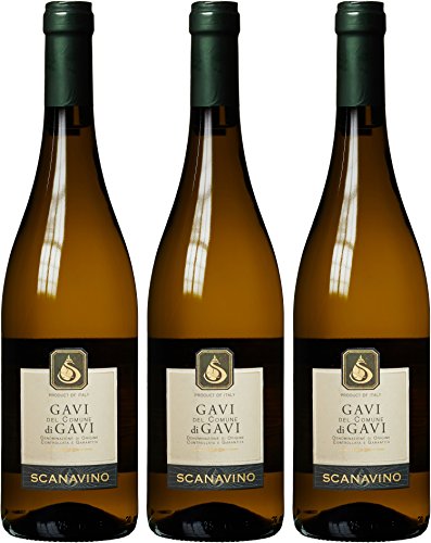 Scanavino Gavi del Comune di DOCG Cortese 2015 Trocken (3 x 0.75 l) von Scanavino
