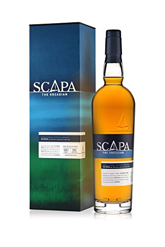 Scapa The Orcadian Skiren Single Malt Scotch Whisky – Weltweit einziger Whisky nach Lomond Wash Still-Verfahren – Scotland Island-Whisky – 1 x 0,7 l von Scapa