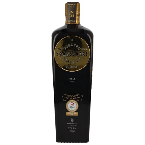 SCAPEGRACE Gold 57% - Premium Dry Gin - Small Batch - Navy Strength Gin - Mit Gletscherwasser destilliert - 70cL SCAPEGRACE Gold 57% - Premium Dry Gin - Small Batch - Navy Strength Gin - Mit Gletscherwasser destilliert - 70cL von Scapegrace