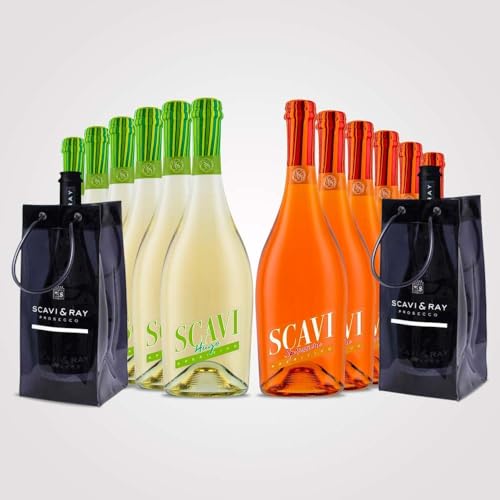 Scavi & Ray Aperitivo Duo Grande Spar-Paket (6x SCAVI HUGO, 6x SCAVI Sprizzione, 2x Flaschenkühler) von Scavi & Ray