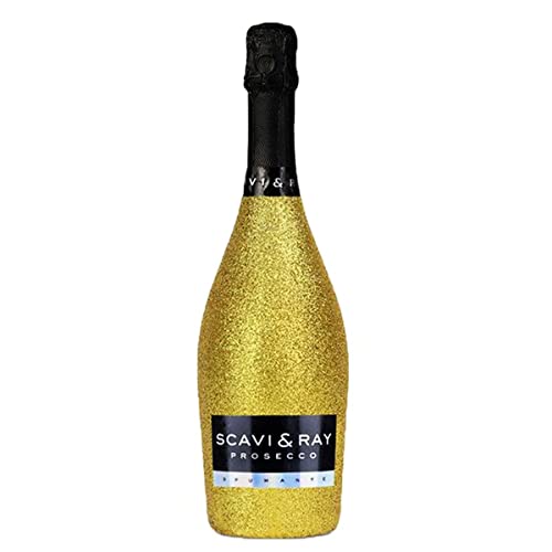 SCAVI & RAY Prosecco Spumante Glitzer Gold 0,75 Liter von Scavi & Ray
