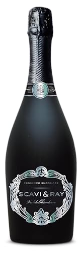 SCAVI & RAY Prosecco Valdobbiadene DOCG Superiore – 0,75L Glasflasche – Edler italienischer Spumante mit feiner Perlage – Fruchtig & elegant für besondere Anlässe von Scavi & Ray
