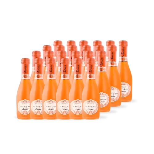 SCAVI & RAY Sprizz Aperitivo Piccolo – 24 x 0,2l italienischer Cocktail mit spritziger Grapefruit & Blutorange, 5,5% Vol. Alkohol – perfekt für unterwegs & kleine Genussmomente von Scavi & Ray
