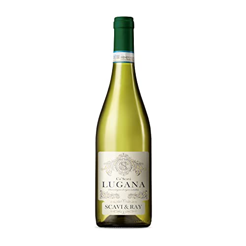 SCAVI & RAY CA' Scavi Lugana DOC - Weißwein aus Italien - Rebsorte Trebbiano di Lugana - floral, fruchtig und trocken - Perfekt zu Kalb, Fisch und Käse (1 x 0.75l) von Scavi & Ray
