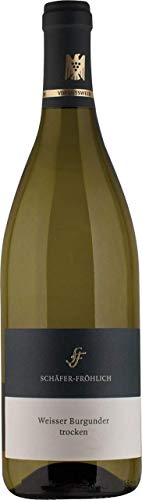 Weißer Burgunder VDP.Gutswein tr. von Schäfer-Fröhlich (1x0,75l), trockener Weißwein von der Nahe von Schäfer-Fröhlich