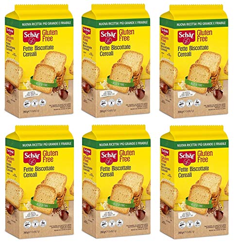 6x Schär Fette Biscottate Cereali Gluten Free Zwieback mit Müsli Gluten-frei 260g 6x Schär Fette Biscottate Cereali Gluten Free Zwieback mit Müsli Gluten-frei 260g von Schär